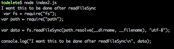 Sync file reading