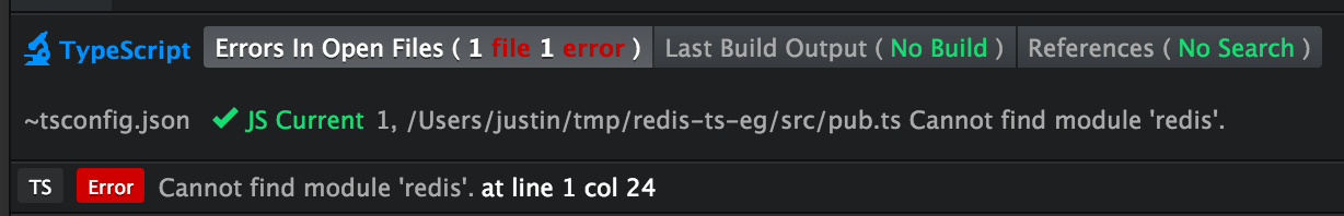 Cannot find module 'redis'